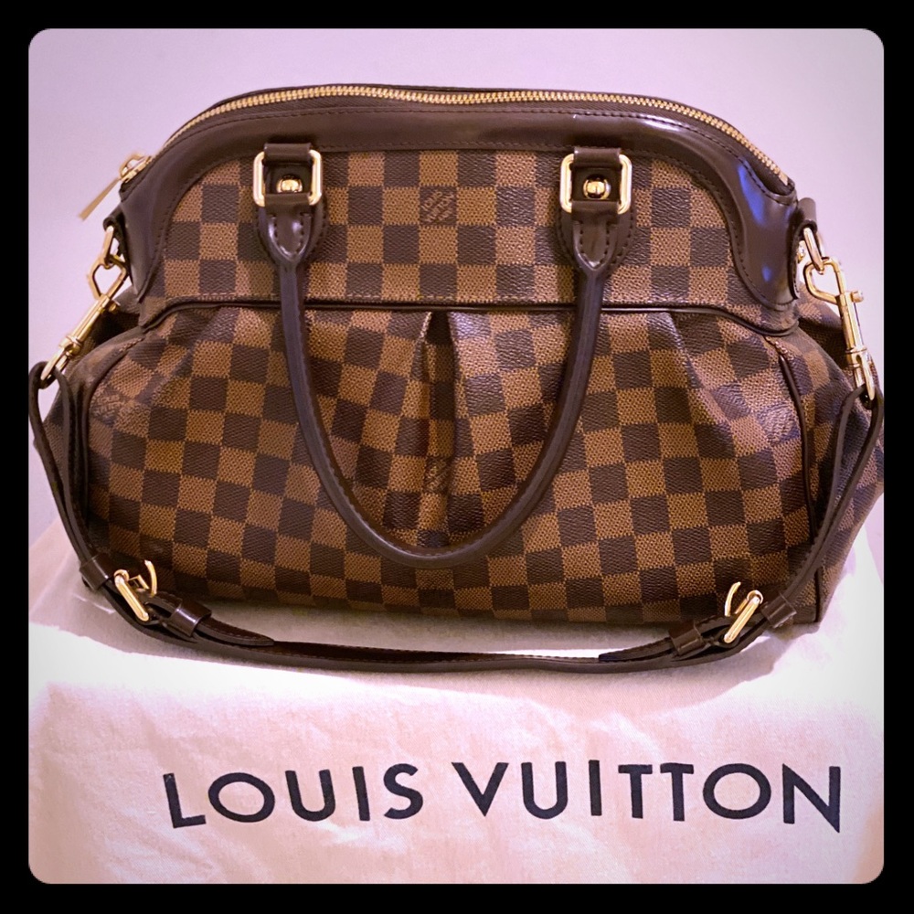 Louis Vuitton Trevi PM Brown Damier Canvas Satchel
